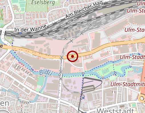 Karte: Alten- und Krankenpflege Ulm