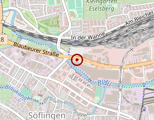 Karte: Die Apotheke im Blautalcenter