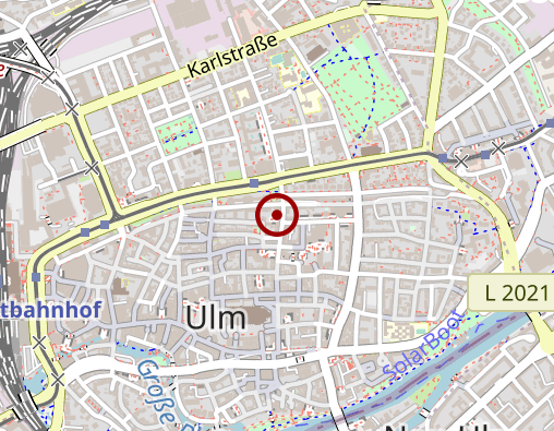 Karte: Ulmer Diabeteshaus