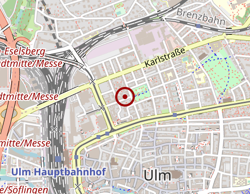 Karte: Hospiz und Sitzwache Ulm