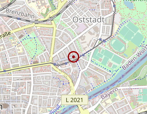 Karte: Sauer Beate Praxis für Krankengymnastik