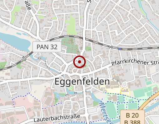 Karte: Caritas-Sozialstation Eggenfelden amb. Krankenpflege der Pfarrei St. Nikolaus