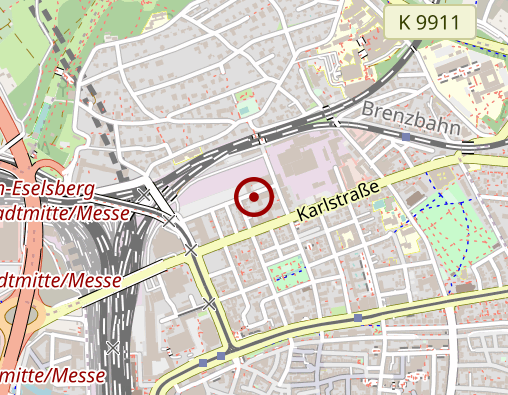 Karte: Suchttagesklinik Ulm