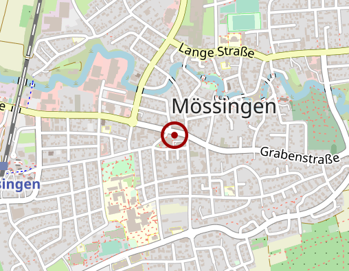 Karte: Deutsches Rotes Kreuz Pflegedienste Tübingen gGmbH