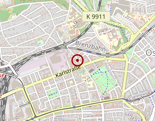 Karte: Deutsches Rotes Kreuz Kreisverband Ulm