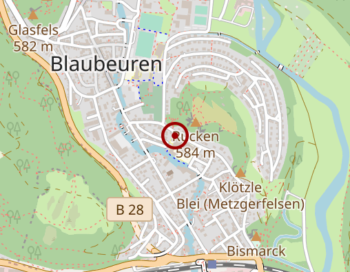 Karte: Alb-Donau Klinikum Blaubeuren