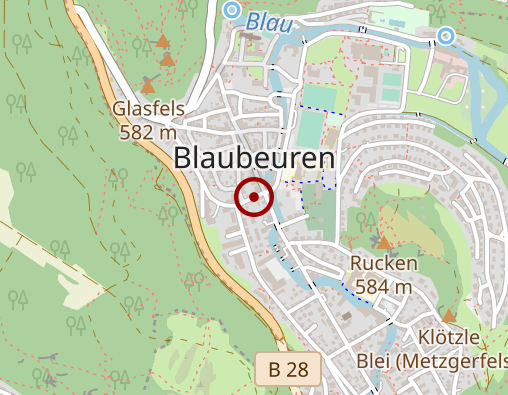 Karte: Diakoniestation Blaubeuren  Sozialstation