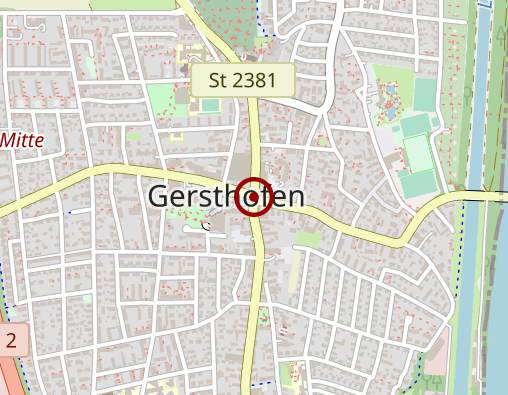 Karte: Johanniter Tagespflege Gersthofen Römerhof