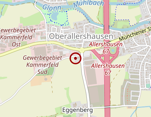 Karte: Johanniter-Unfall-Hilfe e.V. Sozialstation Allershausen