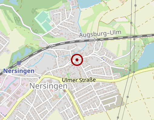 Karte: Haus der Gesundheit Nersingen Dethloff u. Ulbricht prakt. Arzte