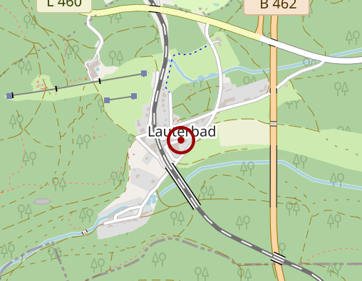 Karte: KUR & Sporthotel Lauterbad GmbH