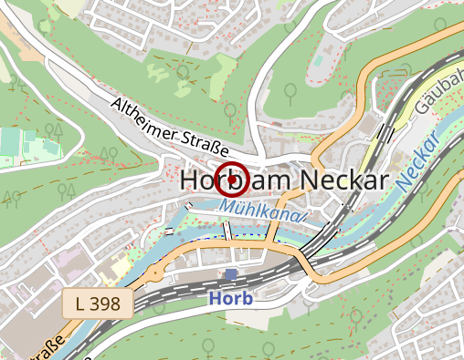 Karte: Betreuungsgruppe "Schwätzle" Sozialstation Sulz