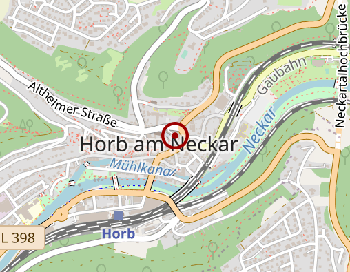 Karte: PTE Horb K.Alber