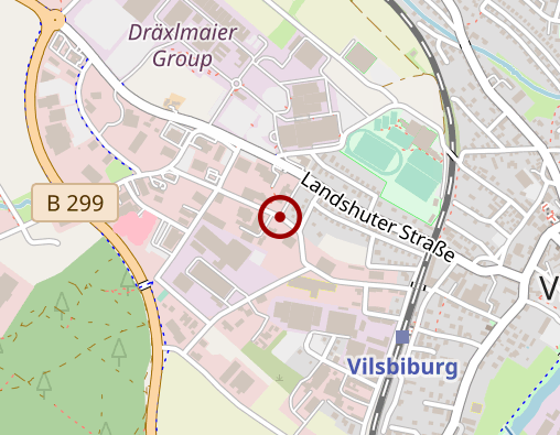 Karte: Landshuter Werkstätten gGmbH