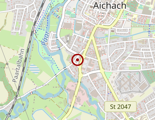 Karte: Haus an der Paar Aichach