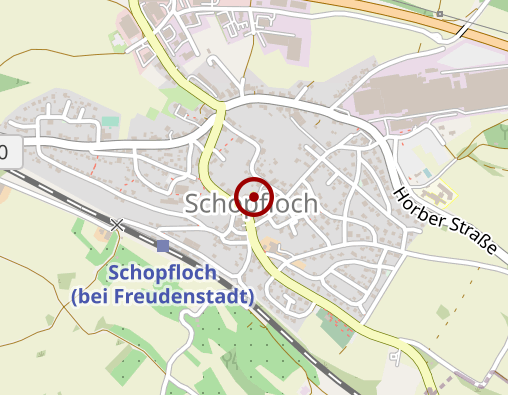 Karte: Diakoniestation Dornstetten-Glatten-Schopfloch