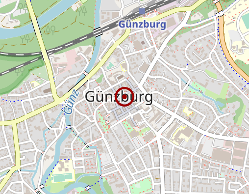 Karte: Taxi Günzburg