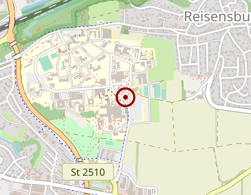 Karte: Pflegeheim für seelische Gesundheit Günzburg