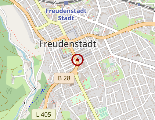 Karte: Schwarzwald Apotheke Freudenstadt