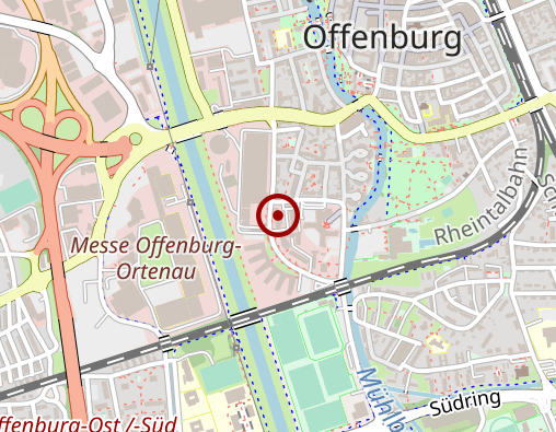 Karte: Integrierte Leitstelle Ortenau Feuerwehr u. Rettungsdienst
