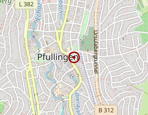 Karte: Samariter GmbH Hauptverwaltung Samariterstift Am Stadtgarten