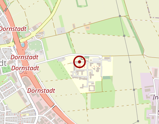 Karte: Evang. Heimstiftung GmbH Betreuungs- u. Pflegezentrum Gerontopsych. Bereich