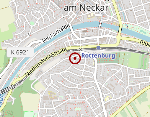 Karte: Hospizdienst Rottenburg