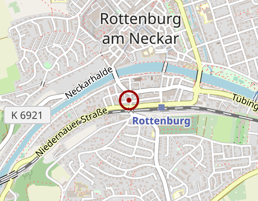 Karte: Rottenburger Besuchsdienste - Sozialstation Rottenburg