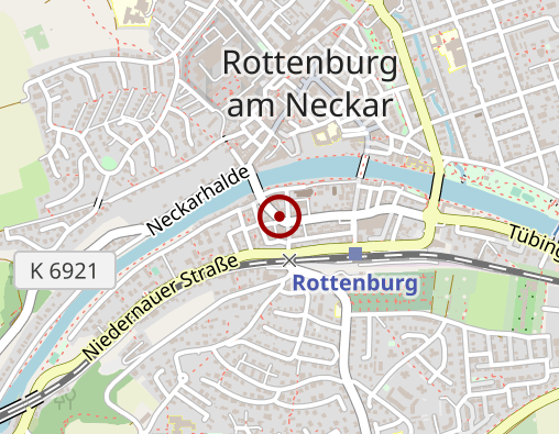 Karte: Gerontopsychiatrische Beratungsstelle - Sozialstation Rottenburg