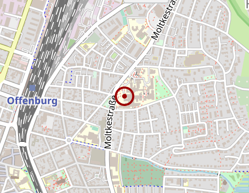 Karte: Ortenau Klinikum Offenburg-Gengenbach Standort Ebertplatz