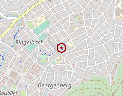 Karte: Reutlinger AltenHilfe gmbH RAH Haus Georgenberg