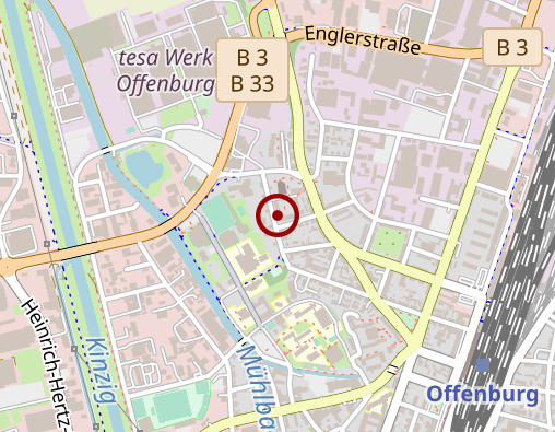 Karte: Vinzentiushaus Offenburg GmbH Sozialstation St. Ursula