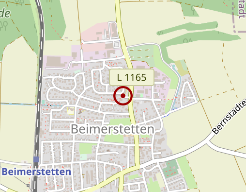 Karte: MDS GbR Seniorenpflegeheim Beimerstetten