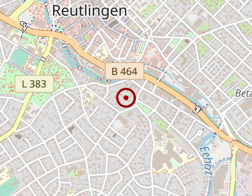 Karte: Reutlinger AltenHilfe gmbH RAH Haus Lindach