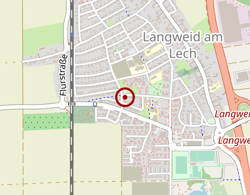 Karte: Ökumenisches Pflegezentrum Zweigniederlassung der Ökum. Sozialstation Gersthofen