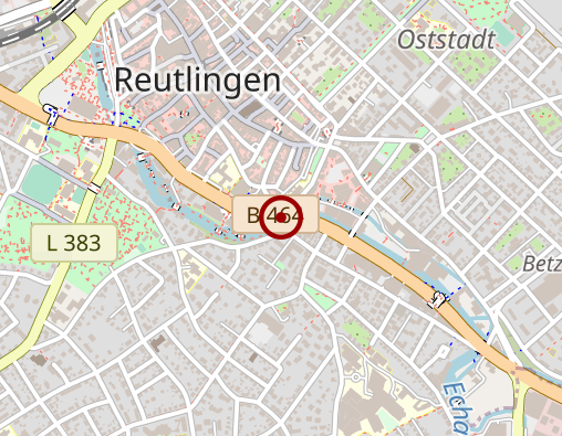 Karte: PP.rt Klinik für Psychiatrie und Psychosomatik EchTAZ