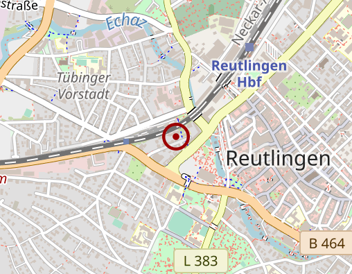 Karte: BruderhausDiakonie Stiftung Gustav Werner und Haus Berg Fachpfl.Gustav Werner Platz