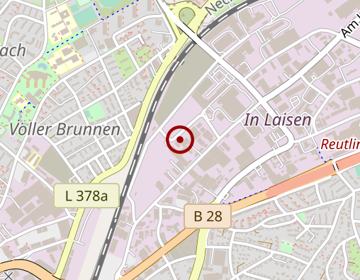 Karte: Fahrzentrale Reutlingen