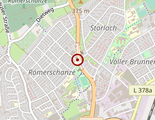 Karte: Römerschanz-Apotheke