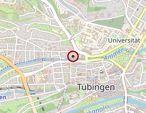 Karte: AIDS-Hilfe Tübingen-Reutlingen Beratung Soziale Betreuungsdienste