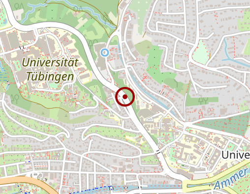 Karte: BG Klinik Tübingen