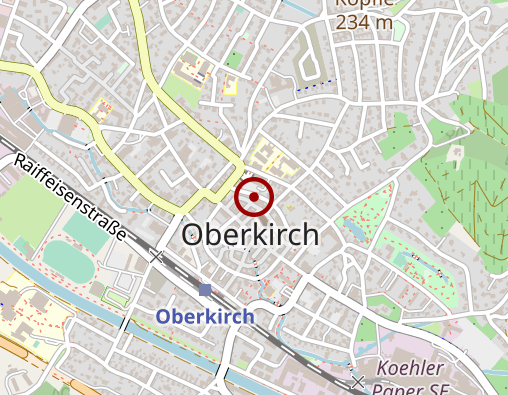 Karte: Die Ergopraxis H. Rabe, D. Rein GbR