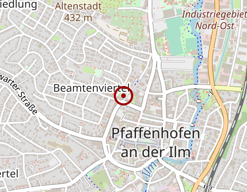 Karte: Caritas Sozialstation Pfaffenhofen