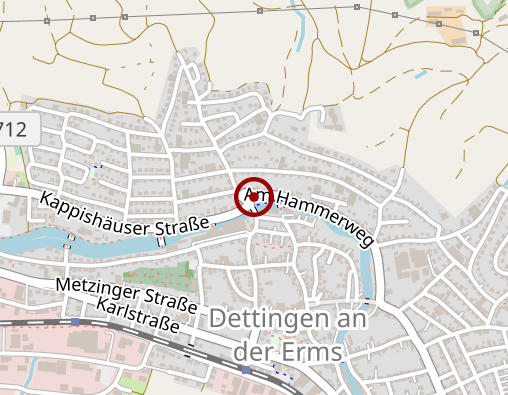 Karte: Betreuungsgruppe "Cafe HERBST-ZEITLOS" in Dettingen/Erms, Dienstag