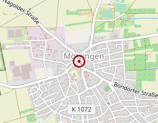 Karte: Betreuungsgruppe Mötzingen