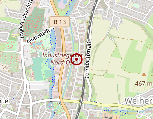 Karte: Therapiezentrum Pfaffenhofen