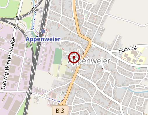 Karte: Taxiunternehmen Frank