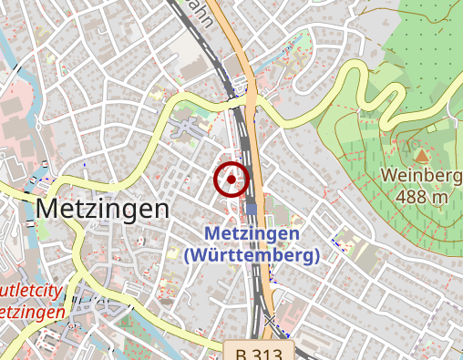 Karte: Taxi Zentrale Tietz