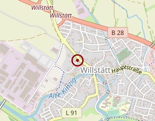 Karte: Pflegeheim am Pfarrgarten Einrichtung der Altenhilfe Hanauerland gGmbH