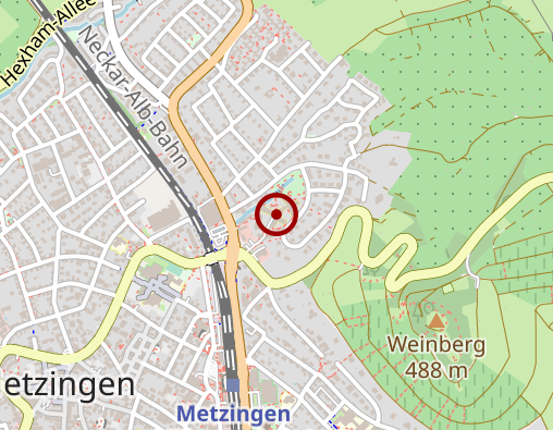 Karte: Evang. Diakonissenring Metzingen e.V.